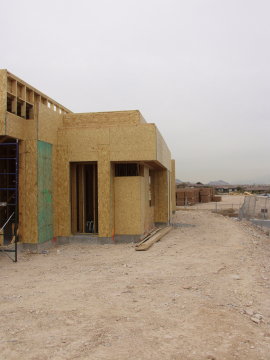 Toward Front looking at equip room and shower window