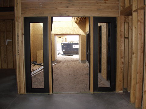 Lobby toward courtyard