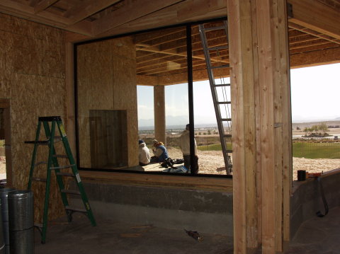 Window out of Inglenook toward Spa