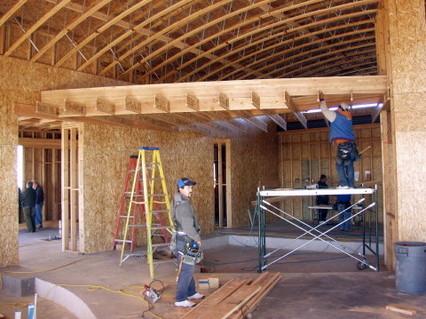 Building a flying soffit