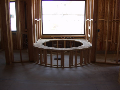 Spa Tub Framing