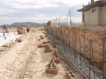 Foundation poured